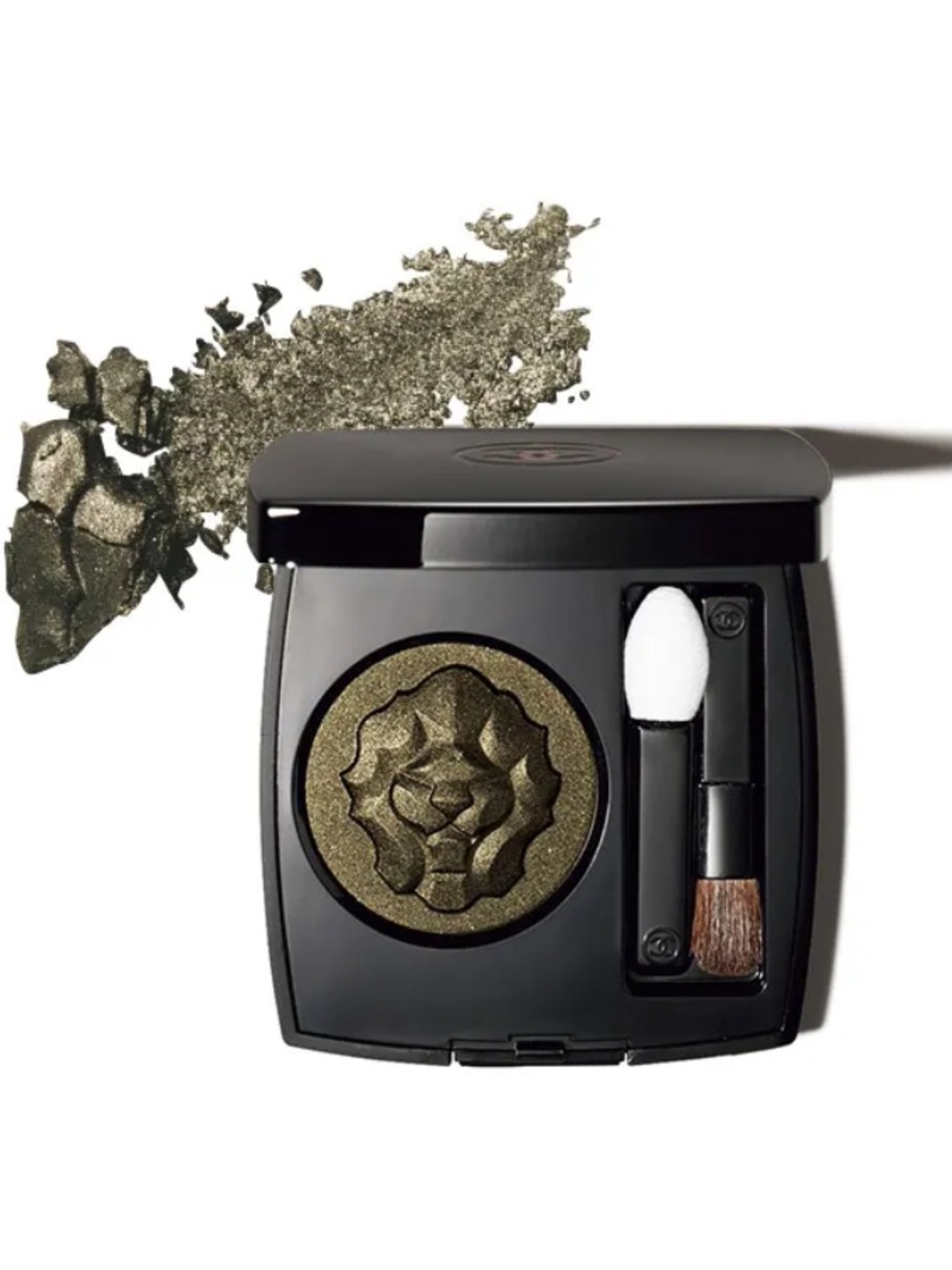 CHANEL Ombre PREMIÈRE Longwear Powder Eyeshadow in the shade Vert Lamé (906).